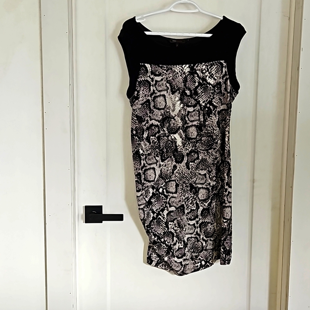 BCBG print mini dress